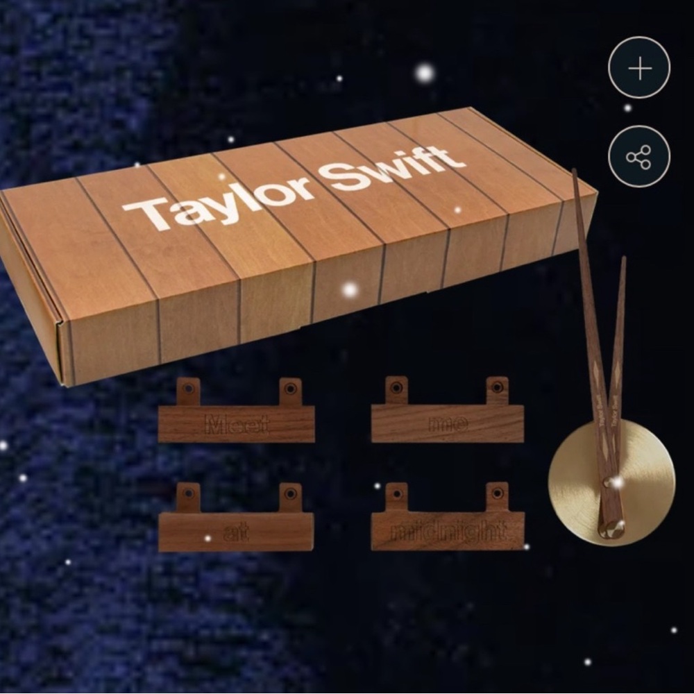Taylor Swift Midnights Vinyl Clock